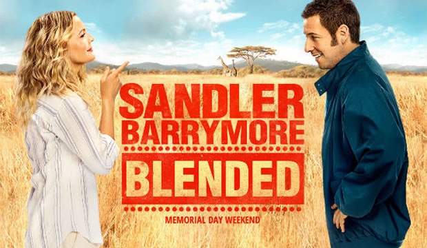 ドリュー・バリモア、アダム・サンドラーのコンビ再び!『Blended』 予告編