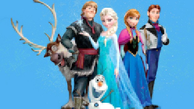 『アナと雪の女王』を昔ながらのRPGゲーム風に再現した映像!