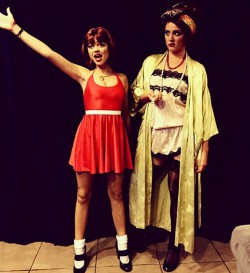 2014HalloweenCos_SarahHyland-KatieWelch