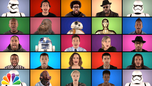 メインキャストみんながアカペラで歌う「スター・ウォーズ」サントラ・メドレー