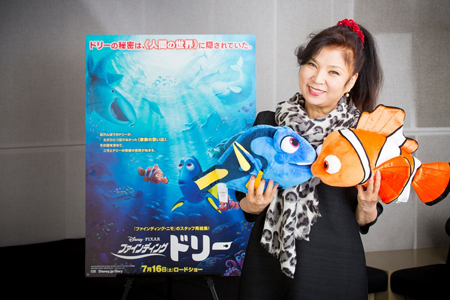 八代亜紀がディズニー映画にシンガー&声優として初挑戦!『ファインディング・ドリー』日本版エンドソングを歌う : 映画ナビ最新ニュース
